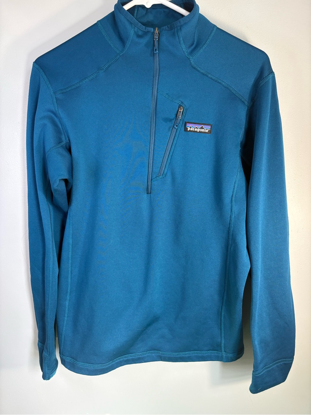 Patagonia Men's Teal Half-Zip Fleece Pullover